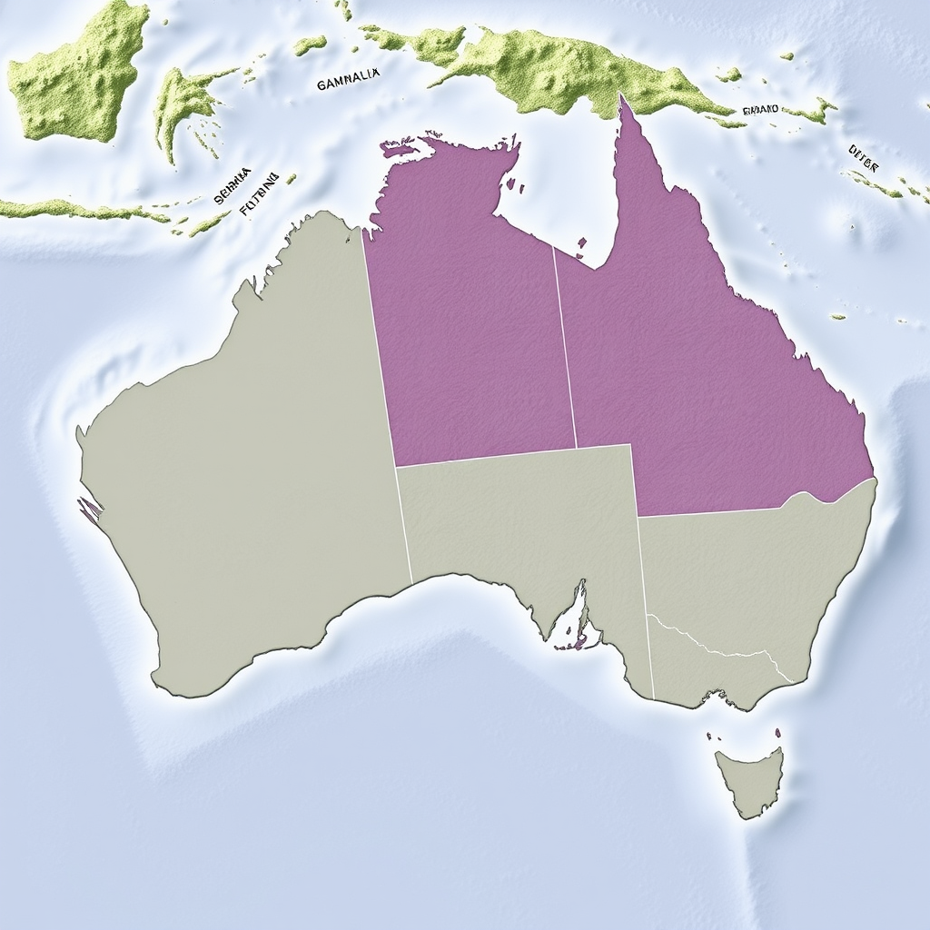 Map of Australia highlighting different states with their respective gaming regulatory authorities and jurisdiction boundaries clearly marked