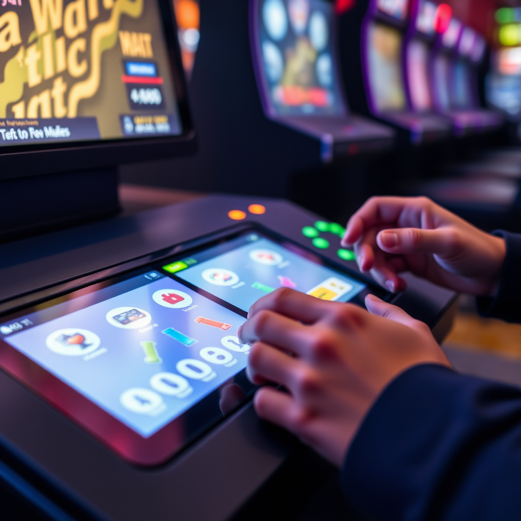 Close-up of interactive gaming controls and real-time decision-making interface used by Australian players in live gaming environments